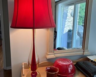 Waterford Evolution Red lamp