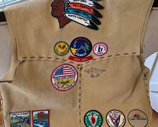 Dad's & Daughter's Indian Princess vests & patches
