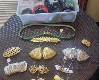 Ladies Adjustable Belts & Belt Buckles