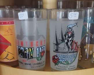 Vintage Kentucky Derby Glasses