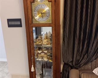 Clock with display  and collectibles 