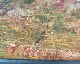 Beautiful art print on canvas by American artist Frank Reaugh called "Dean of Texas Painters".