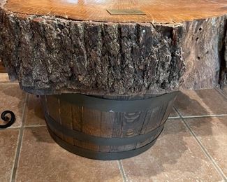 This exceptional piece is from a tree in Turkey  Creek, Clear Fork in  Parker County. A plate on the top gives the description/location