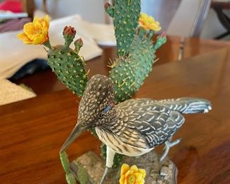 Bob Guge signed Texas Roadrunner for Danbury Mint 