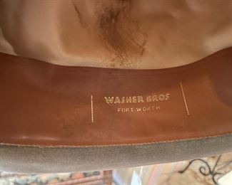 Vintage hat from Washer Bros Fort Worth