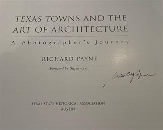 Gorgeous Texas Towns and the Art of Architecture Signed 