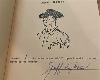 Jeff Dykes books signed 