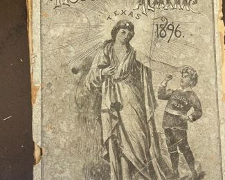 1896 Houston Post Almanac 