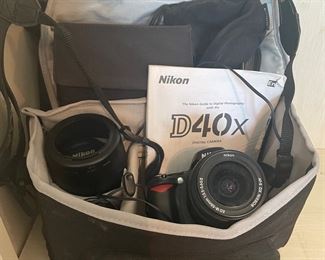 Several vintage cameras