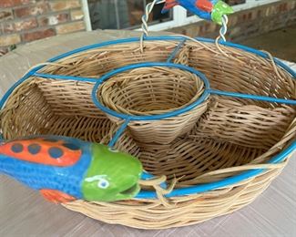 Fish lovers serving basket