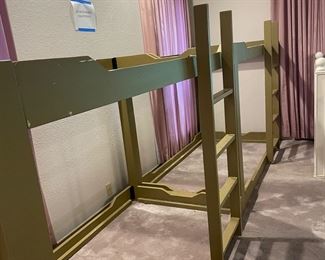 Four Bed Bunkhouse Bed Frame and sliding ladders