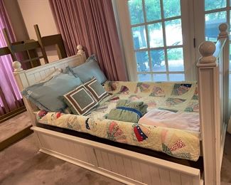 Pottery Barn Style Twin Bed with drawer Storage