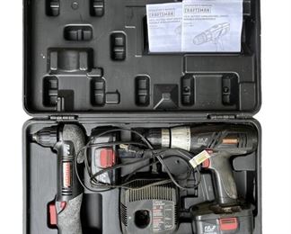 Two Craftsman Cordless Drills