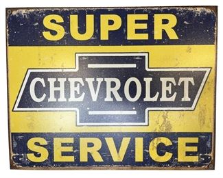 Chevrolet Super Service Sign