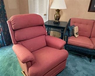 upholstered recliner