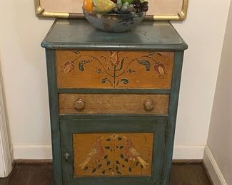 small painted cabinet