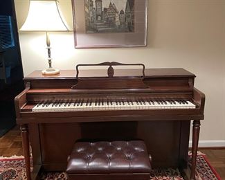 vintage Winter & Company spinet piano