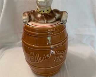 vintage Borden’s Elsie cookie jar