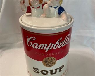 vintage Campbell’s Soup cookie jar