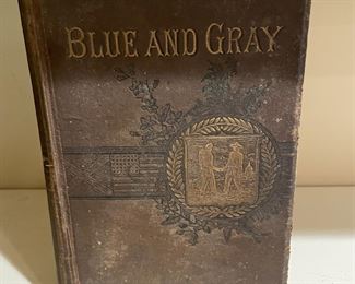 Blue and Gray Circa 1880s hardback