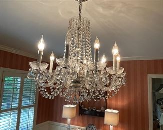 vintage crystal chandelier
