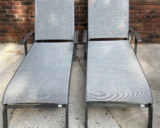pair of chase lounge chairs