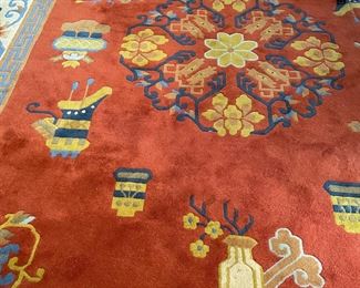 10’ x 14’ hand knotted wool rug