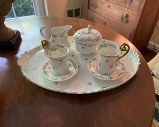 vintage Carlsbad Austrian tea set