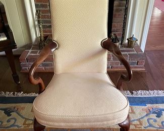 Hickory Chair Co. 
gooseneck arm chair