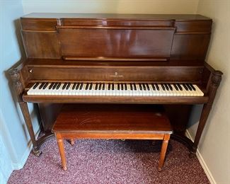 Steinway upright piano