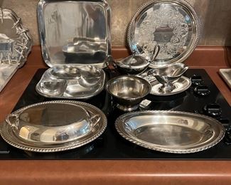 various silver pieces