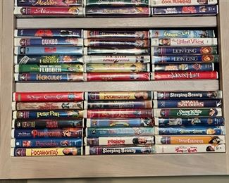 Disney VHS cassettes including some Black Diamonds