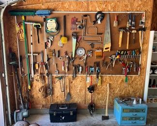 tools, tools, tools and vintage tool box