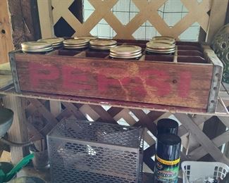 Pepsi Wood Crate