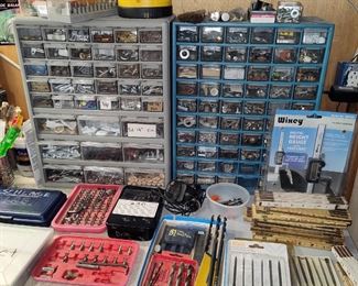 Misc Tools: Nut Bins, drill bits, etc