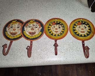 Decorative Clown Wall Hooks