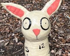 Wacky rabbit pottery