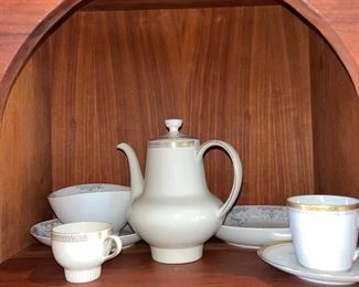 Complete set of china, espresso set and coffee cup set from Bavaria but purchased in Italy