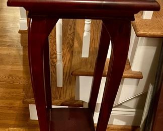 Plant stand with marble top