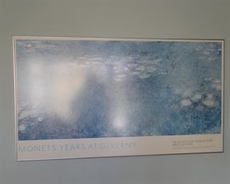 Monet classic poster with frame