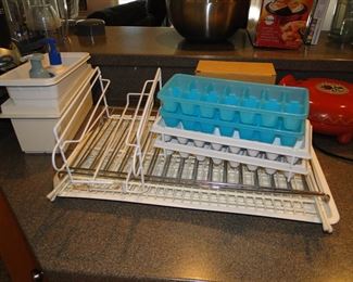 Can storage racks, ice cube trays, and more