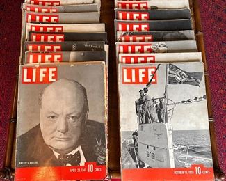 Life magazines 1939, 40 & 41