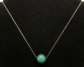 10k Gold Jade Neckless