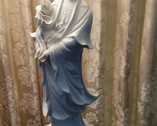 Blanc de Chine lamp some damage