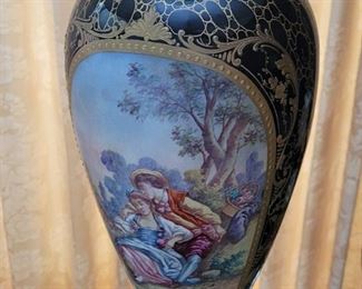 Sevres style lamps