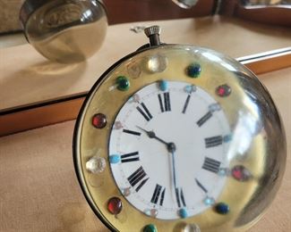 Paperweight clock