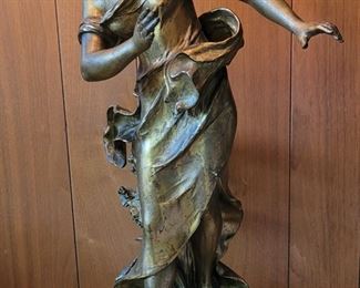 Moreau art nouveau lamp