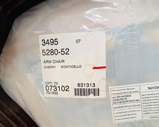 Cherry Monticello Rectangle Dining Room Table
8 chairs
Louis Shanks 
4 of 5