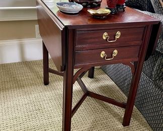 Detail of end tables