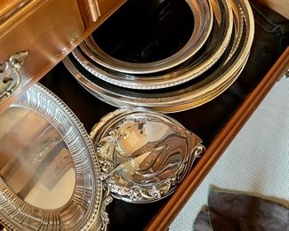 Serving pieces silver